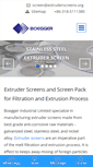 Mobile Screenshot of extruderscreens.org